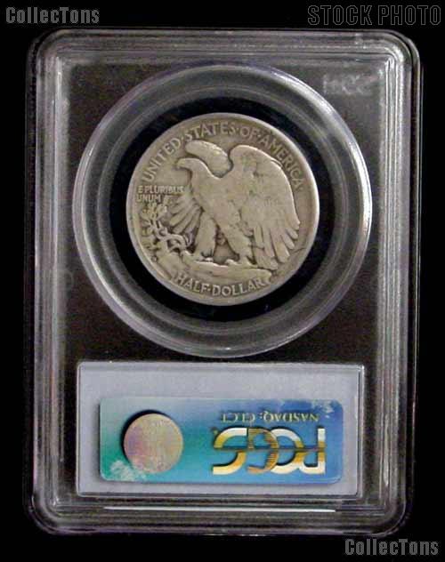 1938-D Walking Liberty Half Dollar - Key Date PCGS F12