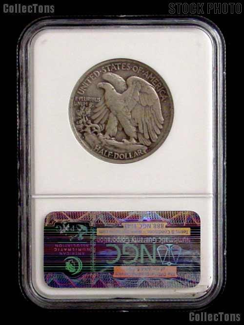 1938-D Walking Liberty Half Dollar - Key Date NGC VF20