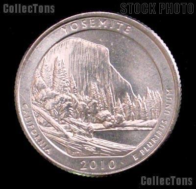 2010-P California Yosemite National Park Quarter GEM BU America the Beautiful