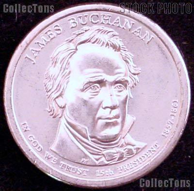 2010-P James Buchanan Presidential Dollar GEM BU 2010 Buchanan Dollar