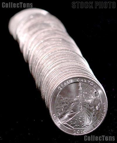 2010-D Arizona Grand Canyon National Park Quarters Roll 40 Coins GEM BU America the Beautiful