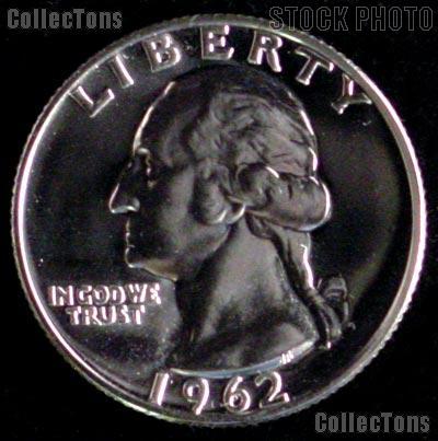1962 Washington Quarter SILVER PROOF 1962 Quarter Proof Coin