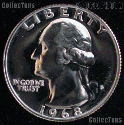 1968-S Washington Quarter PROOF Coin 1968 Quarter