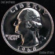 1968-S Washington Quarter PROOF Coin 1968 Quarter
