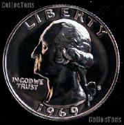 1969-S Washington Quarter PROOF Coin 1969 Quarter