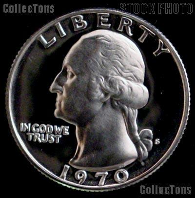 1970-S Washington Quarter PROOF Coin 1970 Quarter