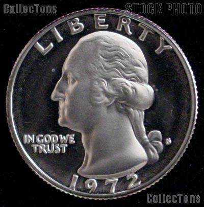 1972-S Washington Quarter PROOF Coin 1972 Quarter