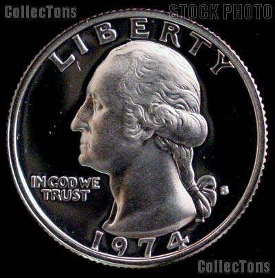 1974-S Washington Quarter PROOF Coin 1974 Quarter