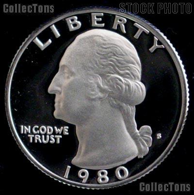 1980-S Washington Quarter PROOF Coin 1980 Quarter