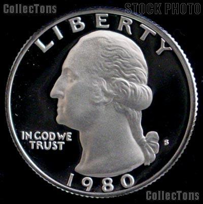 1980-S Washington Quarter PROOF Coin 1980 Quarter