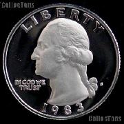 1983-S Washington Quarter PROOF Coin 1983 Quarter