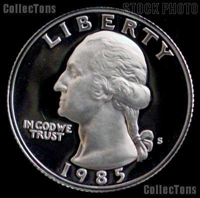 1985-S Washington Quarter PROOF Coin 1985 Quarter