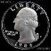 1986-S Washington Quarter PROOF Coin 1986 Quarter