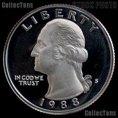 1988-S Washington Quarter PROOF Coin 1988 Quarter