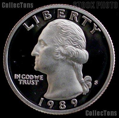 1989-S Washington Quarter PROOF Coin 1989 Quarter