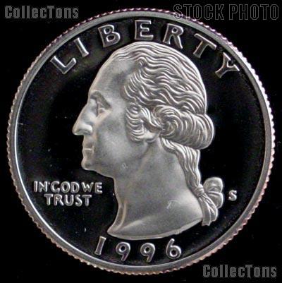 1996-S Washington Quarter SILVER PROOF 1996 Quarter Proof Coin