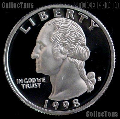 1998-S Washington Quarter PROOF Coin 1998 Quarter