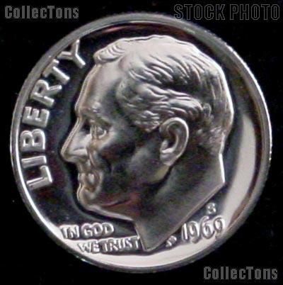 1969-S Roosevelt Dime PROOF Coin 1969 Dime