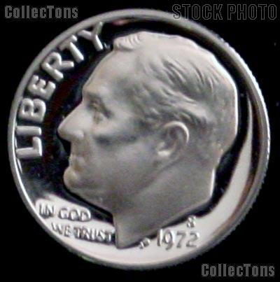 1972-S Roosevelt Dime PROOF Coin 1972 Dime