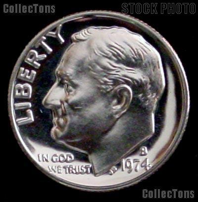 1974-S Roosevelt Dime PROOF Coin 1974 Dime