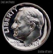 1974-S Roosevelt Dime PROOF Coin 1974 Dime