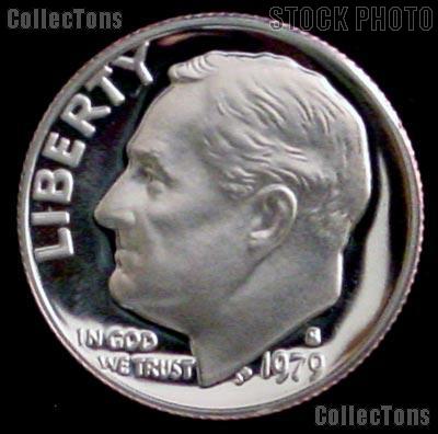 1979-S Roosevelt Dime  Type 2 PROOF Clear S Coin