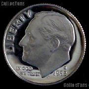1982-S Roosevelt Dime PROOF Coin 1982 Dime