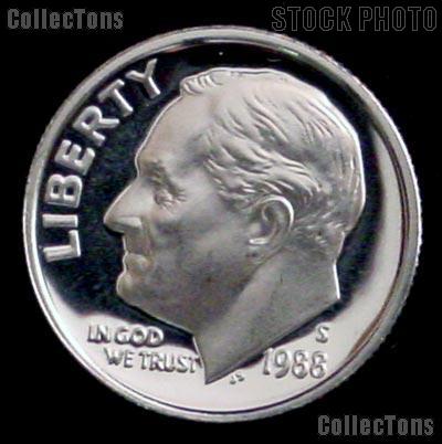 1988-S Roosevelt Dime PROOF Coin 1988 Dime