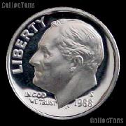 1988-S Roosevelt Dime PROOF Coin 1988 Dime
