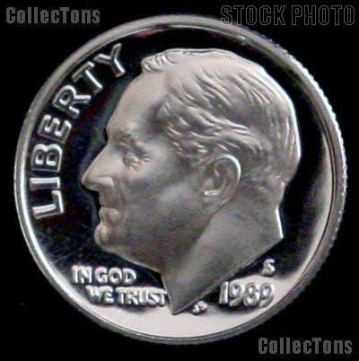 1989-S Roosevelt Dime PROOF Coin 1989 Dime