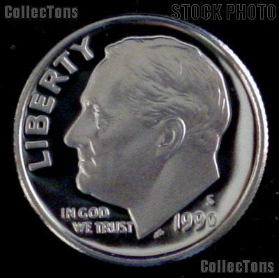 1990-S Roosevelt Dime PROOF Coin 1990 Dime