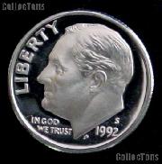 1992-S Roosevelt Dime SILVER PROOF 1992 Dime Silver Coin
