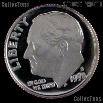 1998-S Roosevelt Dime PROOF Coin 1998 Dime