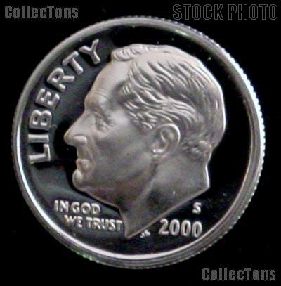 2000 S  Clad  Proof  Roosevelt  Dime   Great   Coin    Free   Shipping 