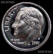 2001-S Roosevelt Dime PROOF Coin 2001 Dime