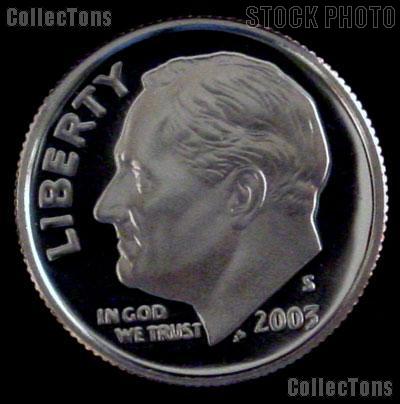 2003-S Roosevelt Dime PROOF Coin 2003 Dime