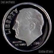 2007-S Roosevelt Dime SILVER PROOF 2007 Dime Silver Coin