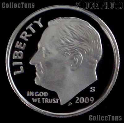 2009-S Roosevelt Dime SILVER PROOF 2009 Dime Silver Coin