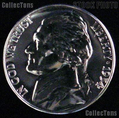 1954 Jefferson Nickel PROOF Coin 1954 Proof Nickel Coin