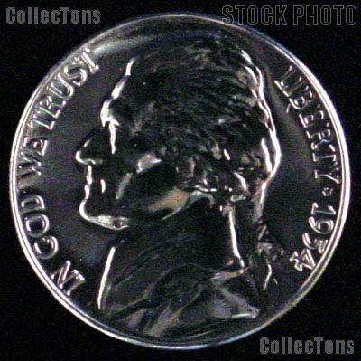 1954 Jefferson Nickel PROOF Coin 1954 Proof Nickel Coin