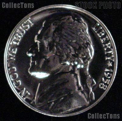 1958 Jefferson Nickel PROOF Coin 1958 Proof Nickel Coin