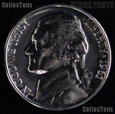 1961 Jefferson Nickel PROOF Coin 1961 Proof Nickel Coin