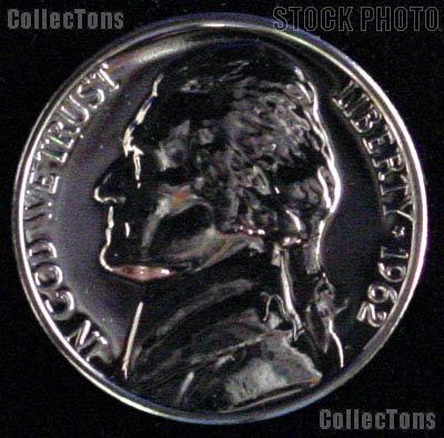 1962 Jefferson Nickel PROOF Coin 1962 Proof Nickel Coin