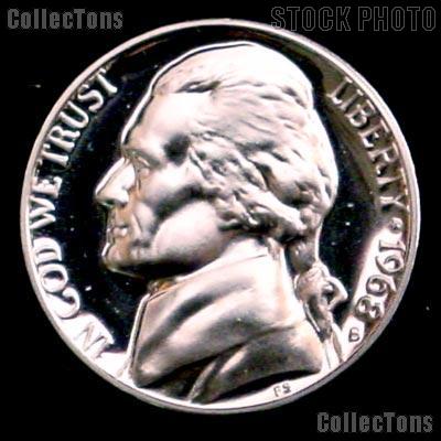 1968-S Jefferson Nickel PROOF Coin 1968 Proof Nickel Coin