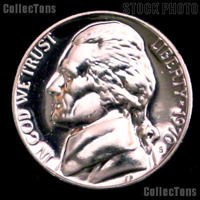 1970-S Jefferson Nickel PROOF Coin 1970 Proof Nickel Coin