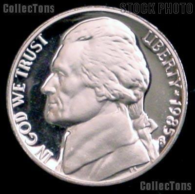 1985-S Jefferson Nickel PROOF Coin 1985 Proof Nickel Coin