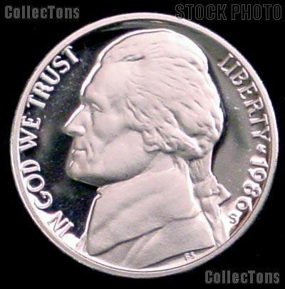1986-S Jefferson Nickel PROOF Coin 1986 Proof Nickel Coin