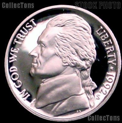 1992-S Jefferson Nickel PROOF Coin 1992 Proof Nickel Coin