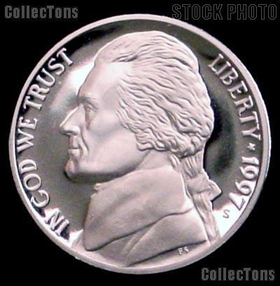1997-S Jefferson Nickel PROOF Coin 1997 Proof Nickel Coin