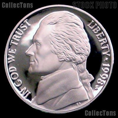 1998-S Jefferson Nickel PROOF Coin 1998 Proof Nickel Coin